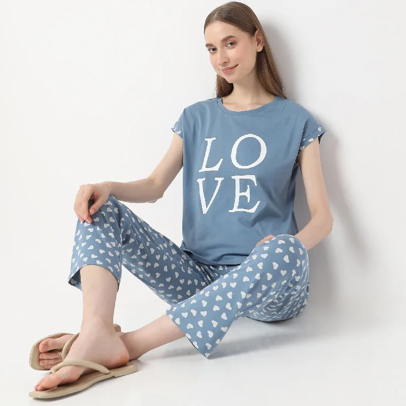 Love Chest Printed Lounge T-Shirt