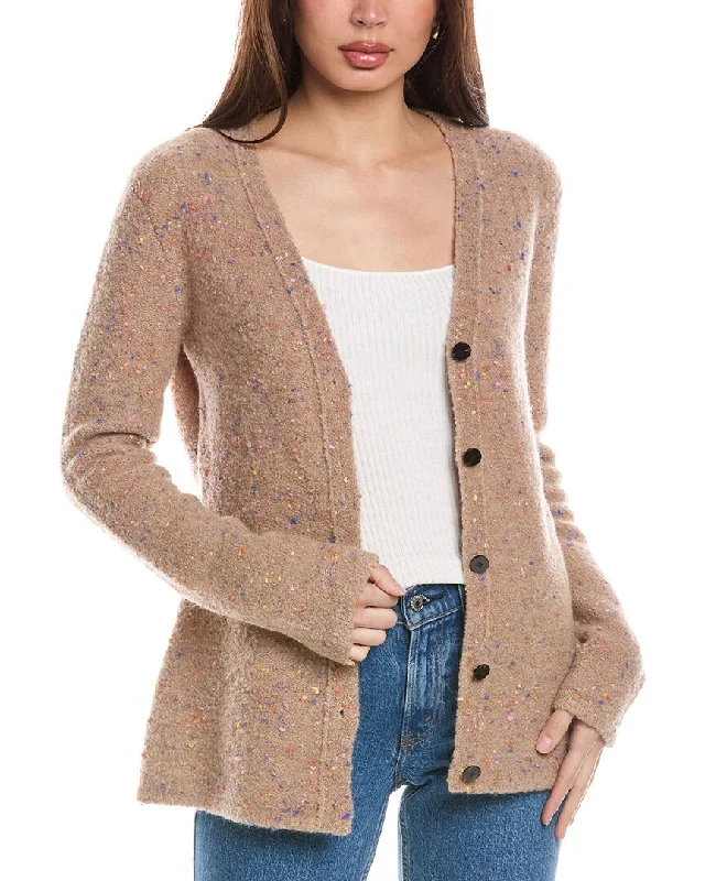 Theory Boucle Wool-Blend Cardigan