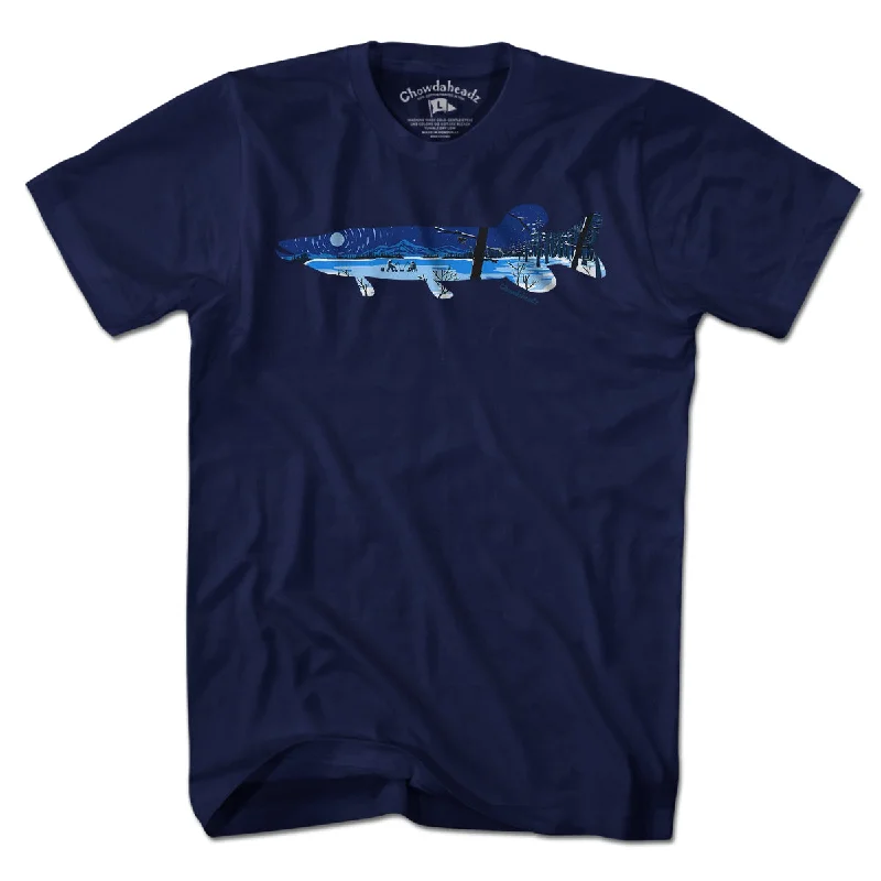 Pike Ice Fishing T-Shirt