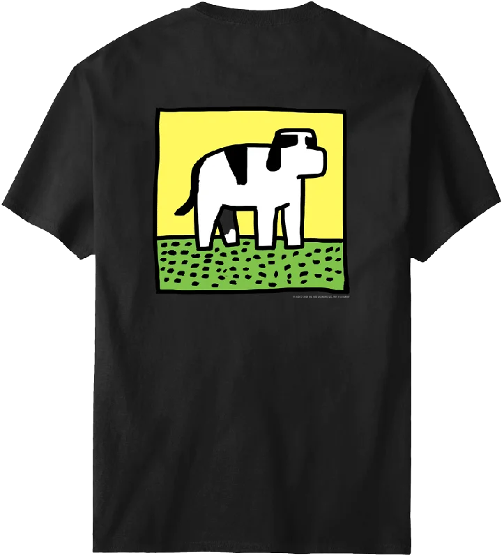 Hair-ing Dog On Lawn T-Shirt