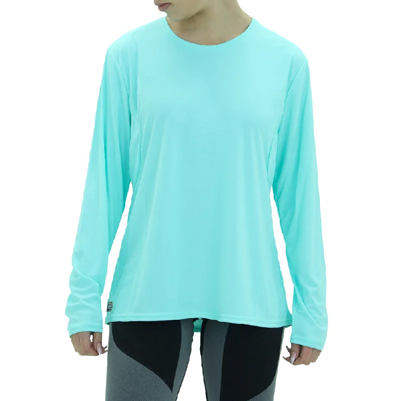 Women's Plain Sport Top,Aqua