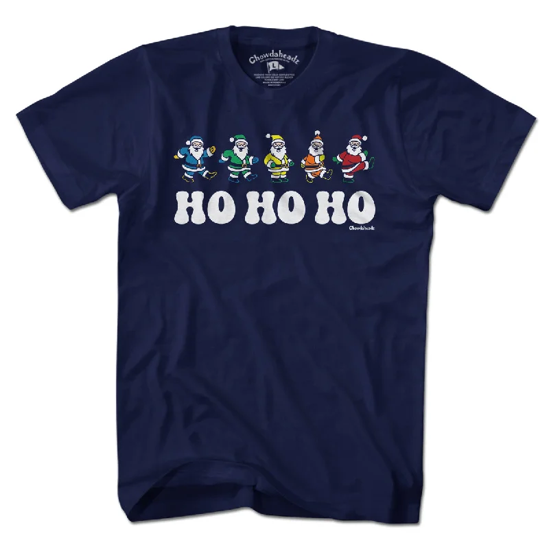 Ho Ho Ho Dancing Santas T-Shirt