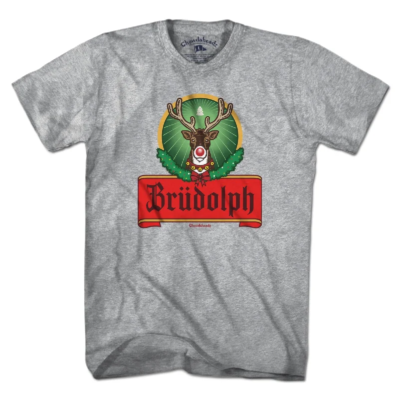 Brudolph Reindeer Label T-Shirt