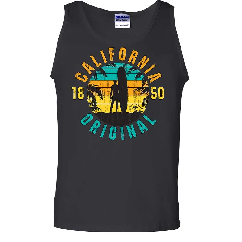 California Original Vintage Surfer Asst Colors Tank Top