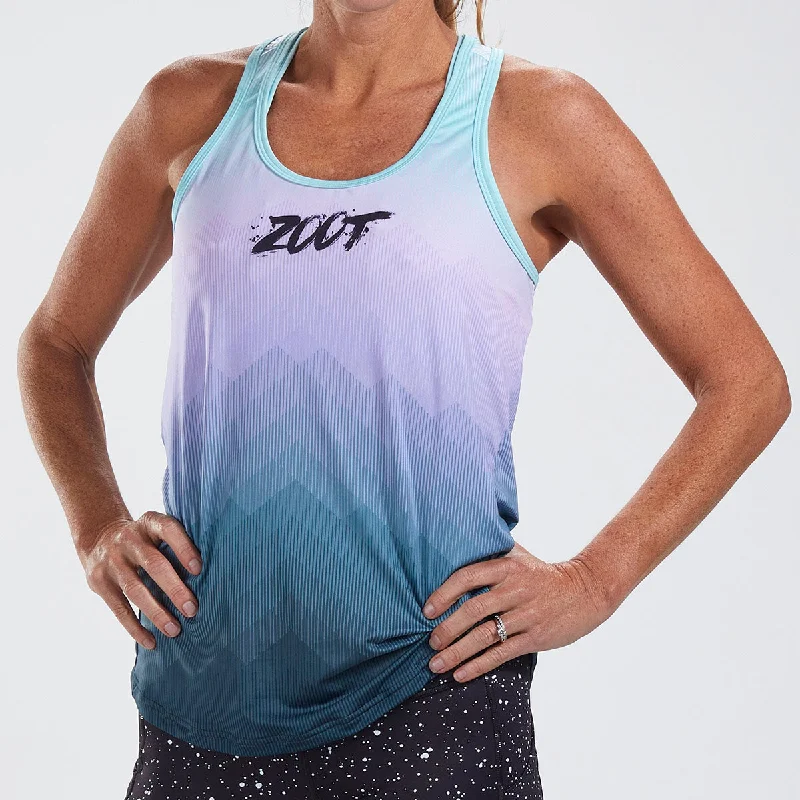 ZOOT Women's Run Singlet - KONA ICE