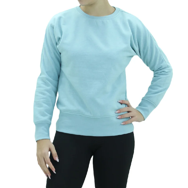 Women's Fleece Inside Sweater,Light Blue