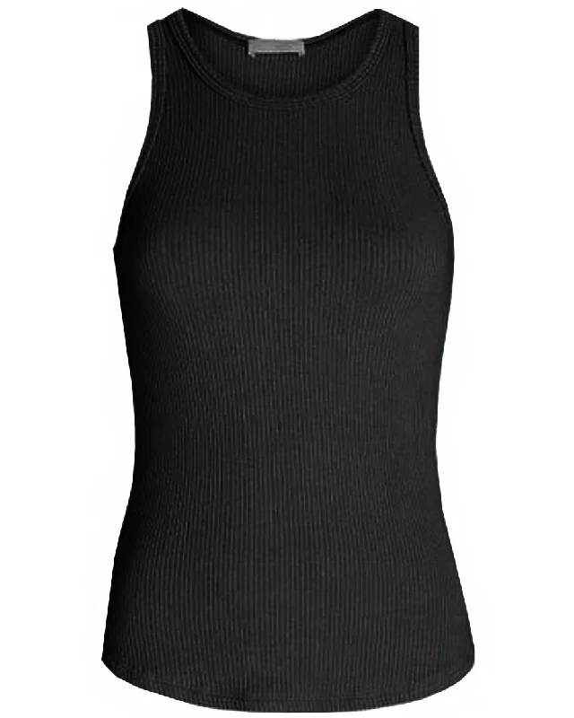 Black Jameela Racerback Tank