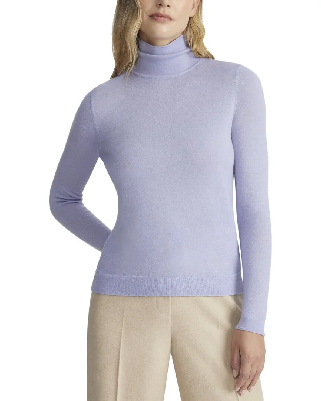 Lafayette 148 New York Stand Collar Cashmere Sweater