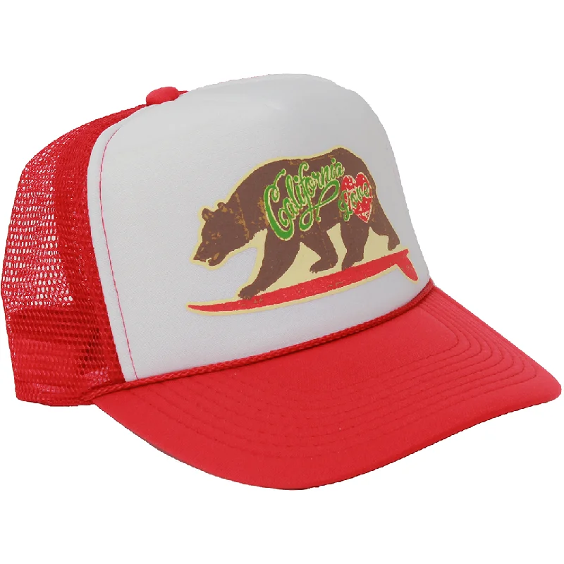 California Love Surfboard Truckers Cap