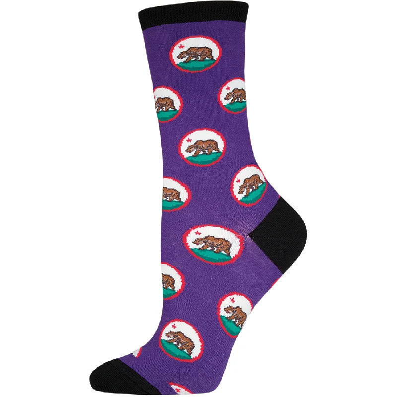 California Republic Purple Socks - Women's