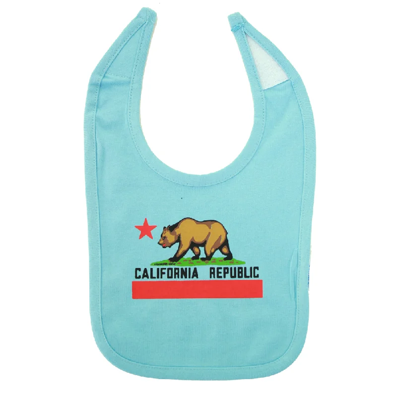 California Republic Borderless Flag Baby Bib