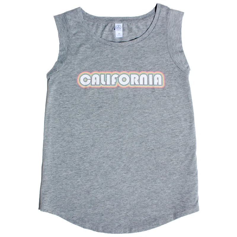 California Vintage Seventies Rainbow Women's Jersey T-Shirt