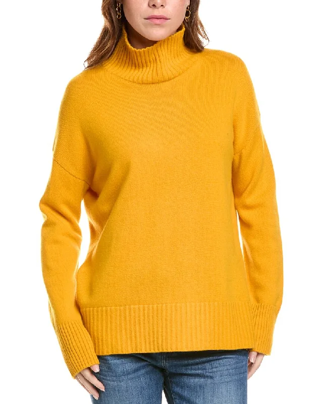 Lafayette 148 New York Stand Collar Cashmere Sweater