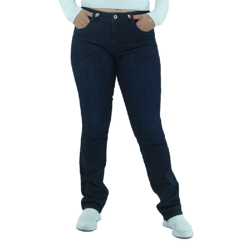 Women's Straight Fit Jeans,Navy