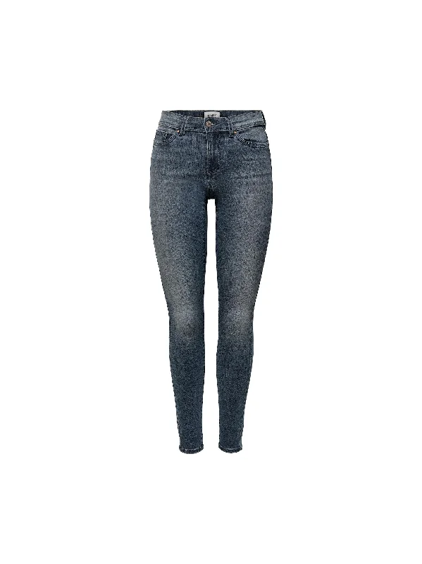 Women's Washed Skinny Jeans,Dark Blue