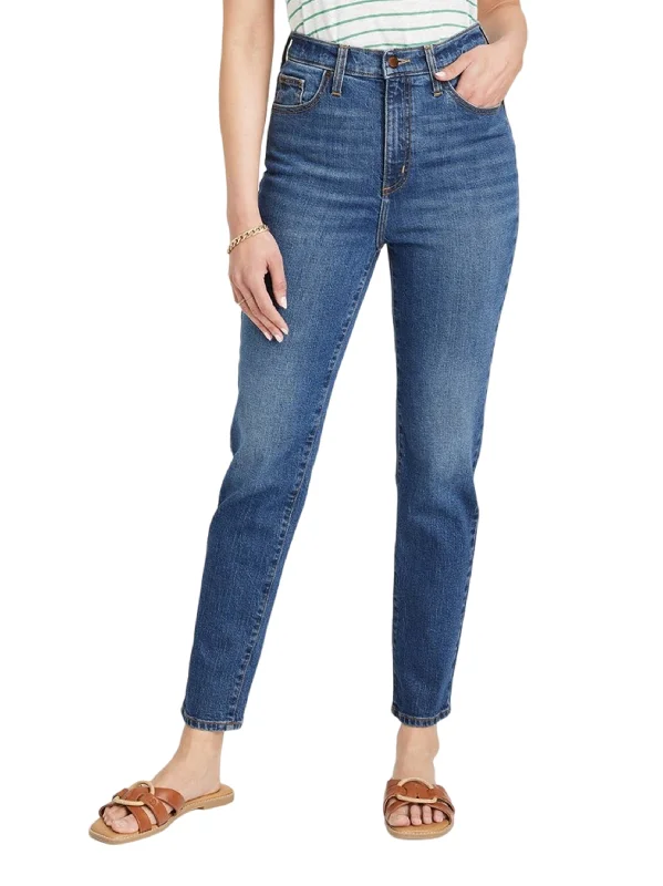 Women's Washed Jeans,Blue