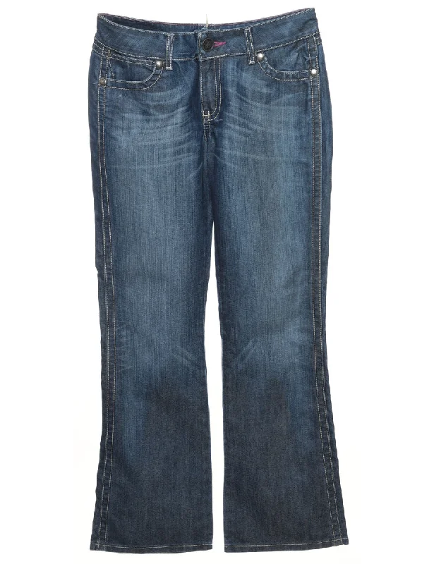 Boot Cut Classic Medium Wash Wrangler Jeans - W32 L31