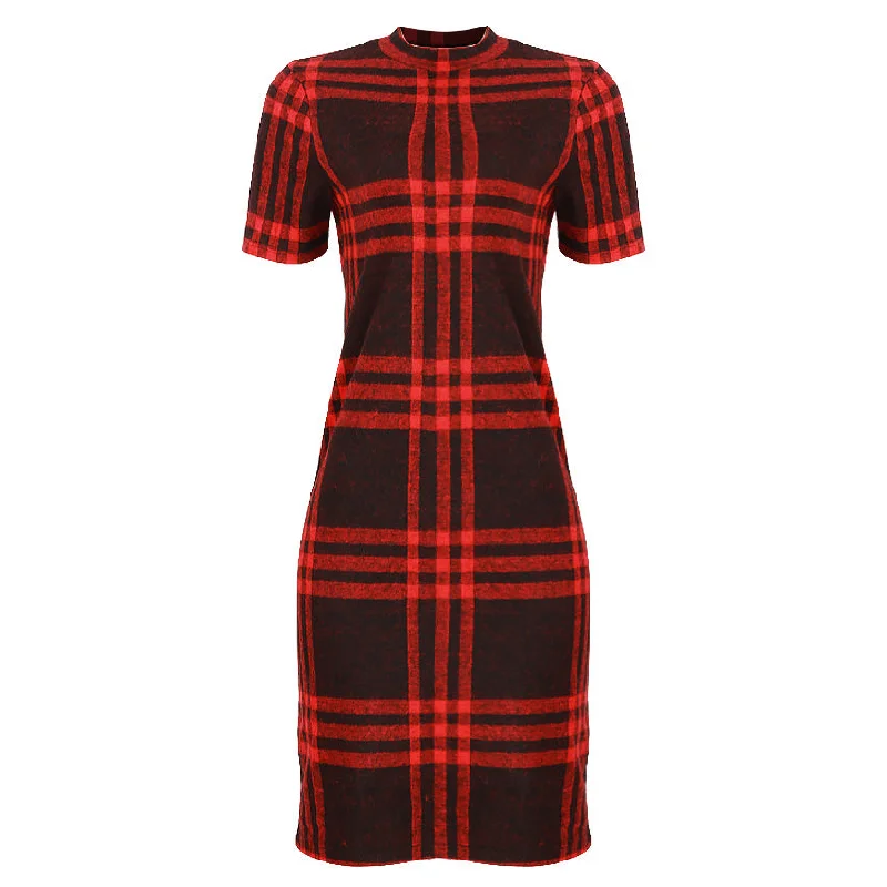 REDTAG Casual Plaid Dress for Women