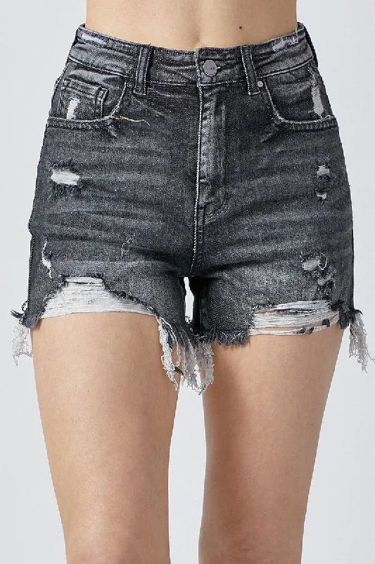 Sweet Life Black Denim Shorts