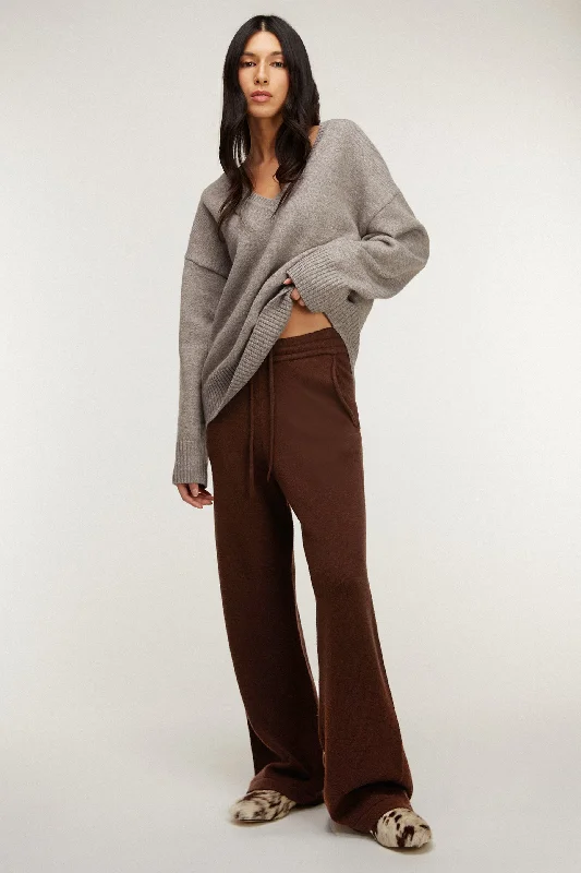 ELASTIC WAIST KNIT PANT