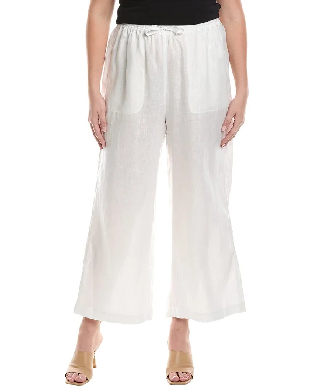 Marina Rinaldi Plus Rapido Linen Trouser